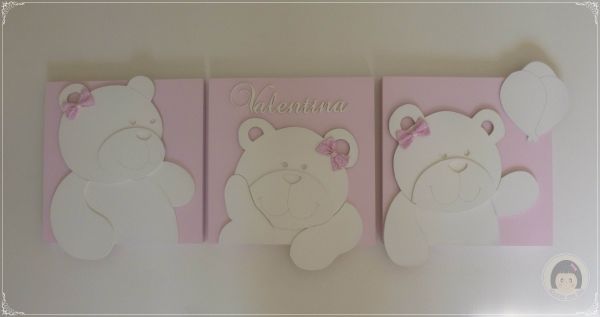 Kit quadros Ursas