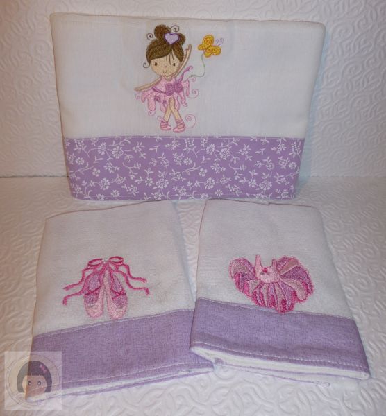 Kit Fraldas Bailarina