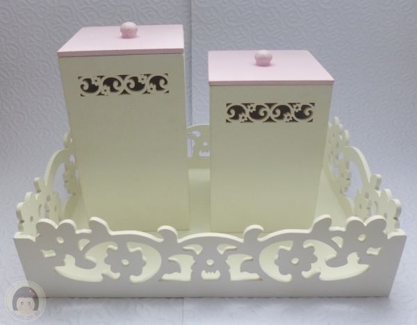 Kit Higiene floral pequeno